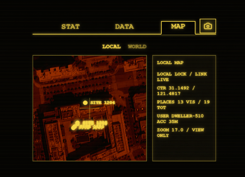 Map view with globe mode